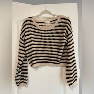 Women's By Together Pullover Striped Knit Sweater size Small